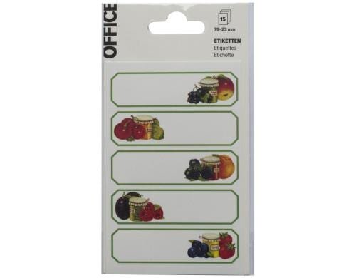 Office Etiketten Einmach 78x23mm 15Stk.