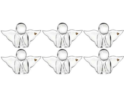 Leonardo Schutzengel 6cm Emozione 6 Stück, Grösse 6x10x3cm