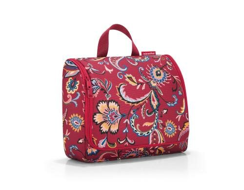 Reisenthel Kosmetiktasche toiletbag XL paisley ruby, 28 x 25 x 10 cm