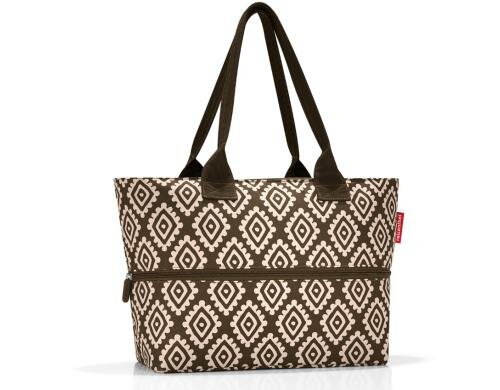 Reisenthel Schultertasche shopper e1 diamonds mocha