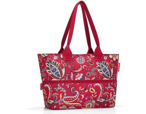 Reisenthel Schultertasche shopper e1 paisley ruby