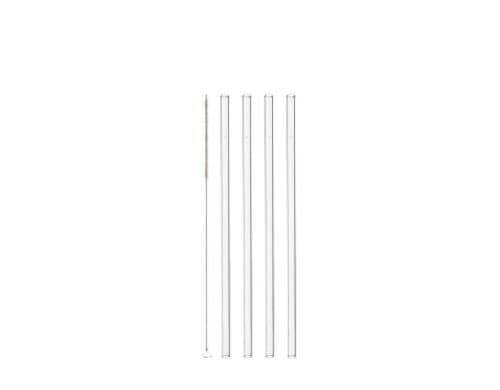 Leonardo Glas Strohalm 4er Set Ciao 15cm 4er Set, 15cm inkl Reinigungsbürste