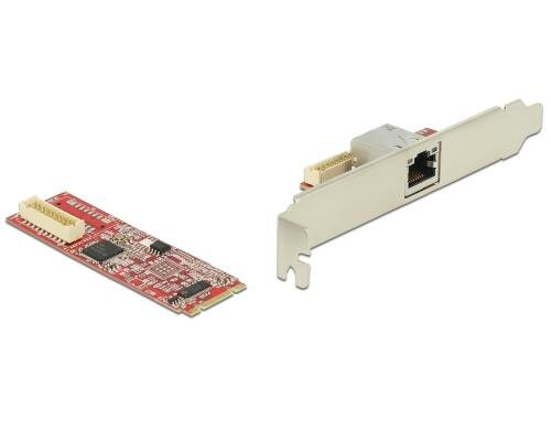 Delock M.2 Key B+M Netzwerkkarte, 1Gbps Slotblech inkl. Low Profile Blende, I210