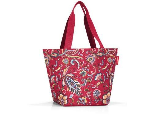 Reisenthel Einkaufstasche Shopper M 15 l paisley ruby, 51 x 30.5 x 26 cm