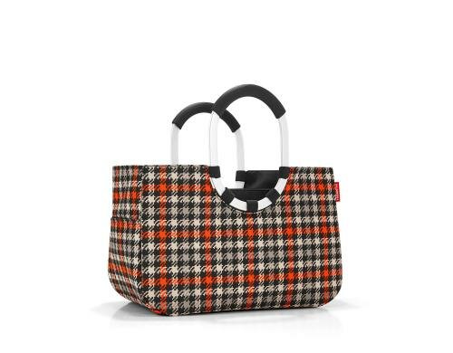Reisenthel Einkaufskorb loopshopper M glencheck red, 40 x 26 x 20 cm, 12 l