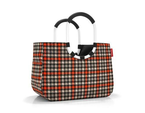 Reisenthel Einkaufskorb loopshopper L glencheck red, 46 x 34.5 x 25 cm, 25 l