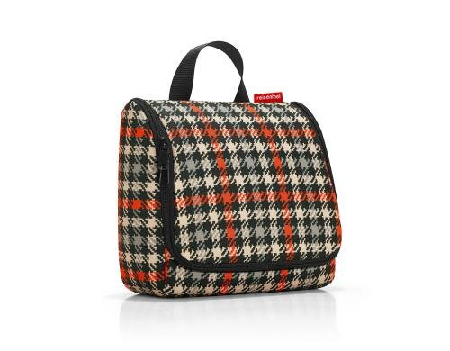 Reisenthel Kosmetiktasche toiletbag glencheck red, 23 x 20 x 10 cm