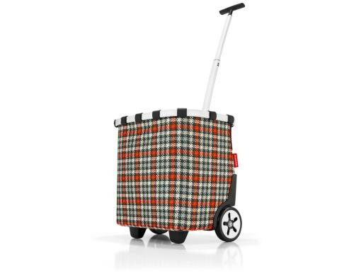 Reisenthel Einkaufsroller carrycruiser 40l glencheck red, 42 x 47.5 x 32 cm
