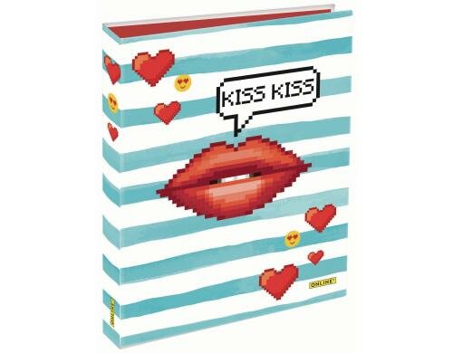 Online Ringbuch Kiss Kiss A4 Karton, 4cm breit