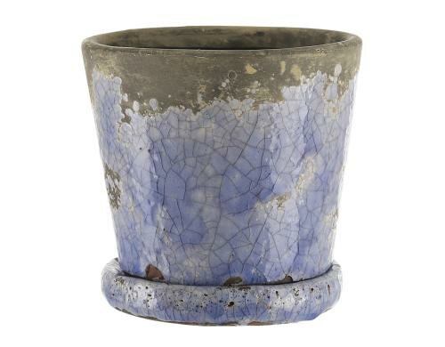 A Simple Mess Blumentopf Altri Ø14 cm, H 12 cm, blau