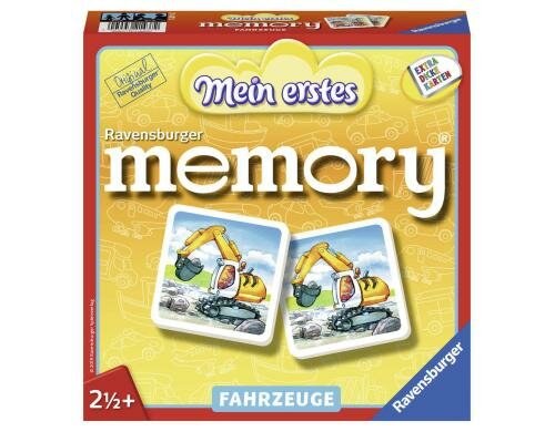 Kinderspiel M.erstes memory Fahrzeuge Alter ab: 2.5 Jahren
