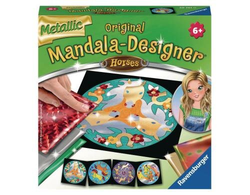 Mandala-Designer Metallic Horses Alter ab: 6 Jahren