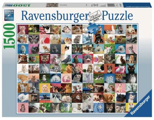 Puzzle 99 Katzen 1500 Teile