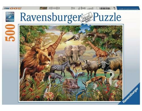 Puzzle Am Wasserloch 500 Teile