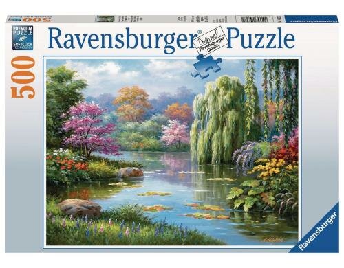 Puzzle Romantischer Teich 500 Teile