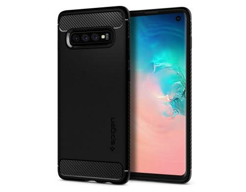 Spigen Rugged Armor schwarz für Samsung Galaxy S10