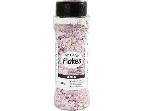 Creativ Company Farbflocken Terrazzo lila, 90 g