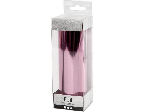 Creativ Company Deko-Folie Metallic Folientransfer, 15.5 x 50 cm, pink
