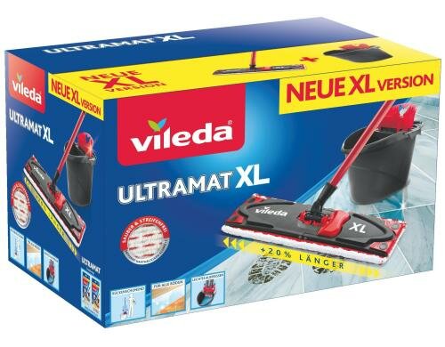 Vileda UltraMat XL Komplettbox 1 Wischer mit Bezug und Eimer