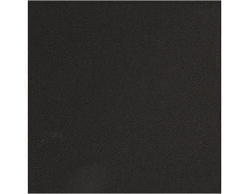 Creativ Company Servietten 40 x 40 cm schwarz, textilähnlich, 1-lagig