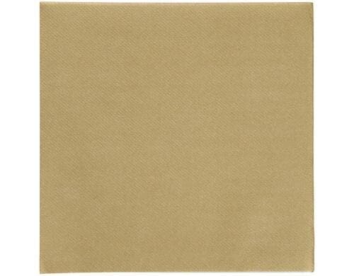 Creativ Company Servietten 40 x 40 cm gold, textilähnlich, 1-lagig