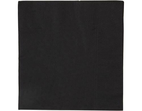 Creativ Company Servietten  33 x 33 cm 20 Stück, schwarz