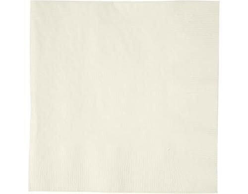 Creativ Company Servietten  33 x 33 cm 20 Stück, creme