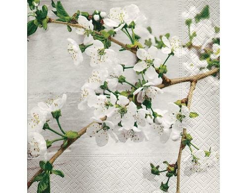 Paper + Design Servietten Cherry twig 33x33 cm, 20 Stück