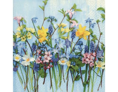 Paper + Design Servietten Spring flowers 33x33 cm, 20 Stück