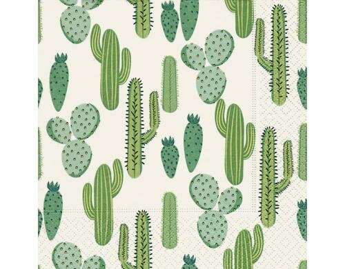 Paper + Design Servietten desert cacti 33x33 cm, 20 Stück