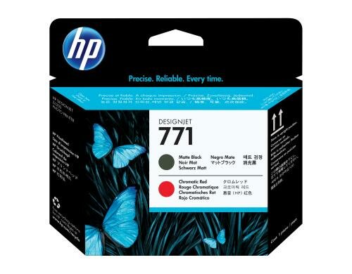 HP Druckkopf Nr. 771 (CE017A) Matte Black / Chromatic Red