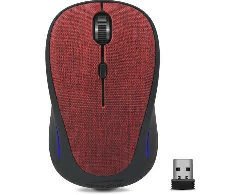 Speedlink CIUS Fabric Mouse red USB 2.4GHz, silent