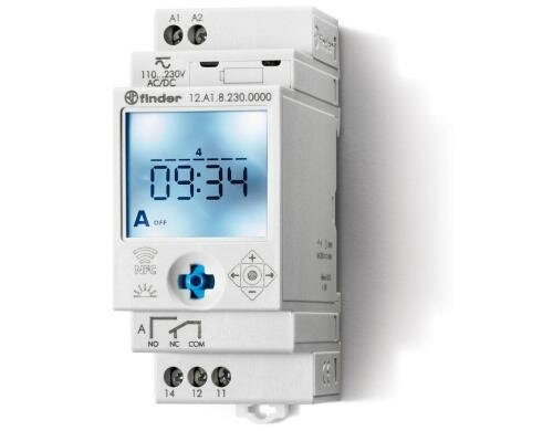 Finder Smart Digital-Astroschaltuhr 1 Wechsler 16A, 230V, NFC 1min