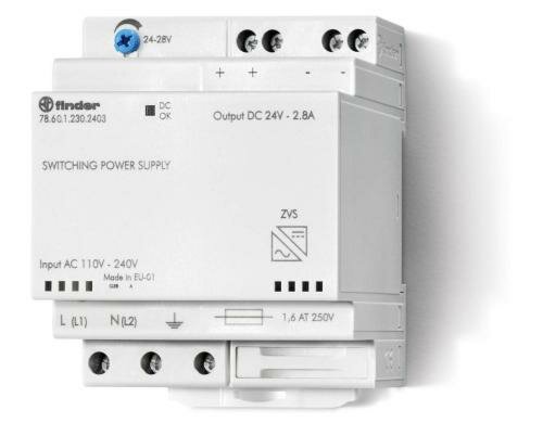 Finder Schaltnetzteil 24-28V DC max. 2.8A, 60W
