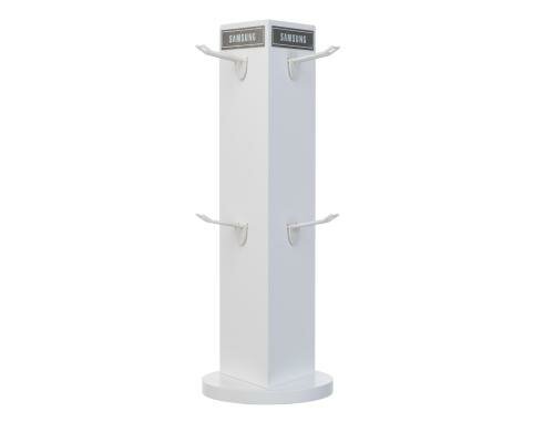 Samsung Display mit 6 Haken für Speicherkarten und USB Sticks