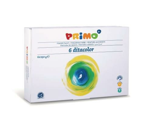 Primo Fingermalfarbe 6 Farben à 250g