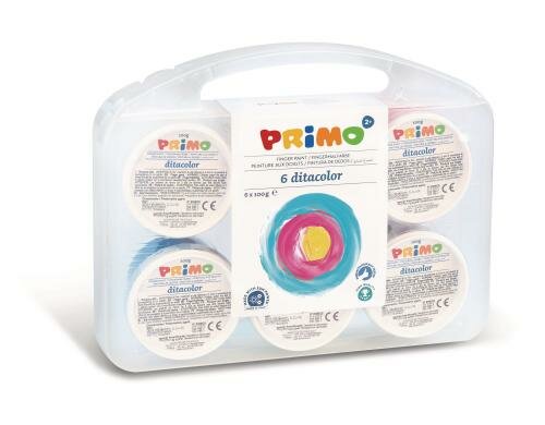 Primo Fingermalfarbe 6 Farben à 100g
