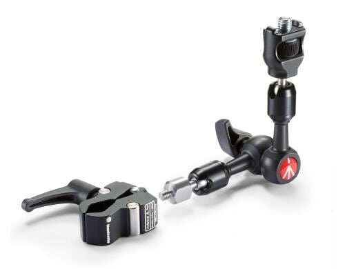 Manfrotto MA 244Micro Friktionsarm  Kit 15 cm mit Nano Clamp Lighting Support
