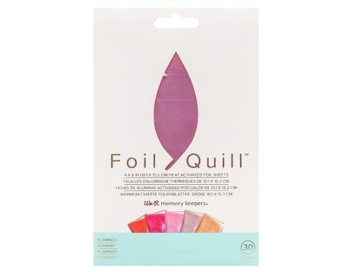We R Folie wärmeaktiviert Flamingo 30 Blatt à 10.1 x 15.2 cm, 5 Farben