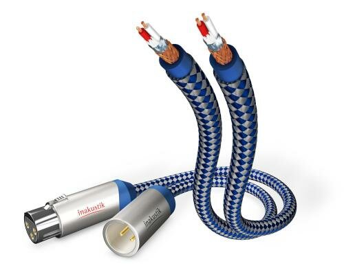 in-akustik Premium  Audio  XLR Blue/Silver 1,5m