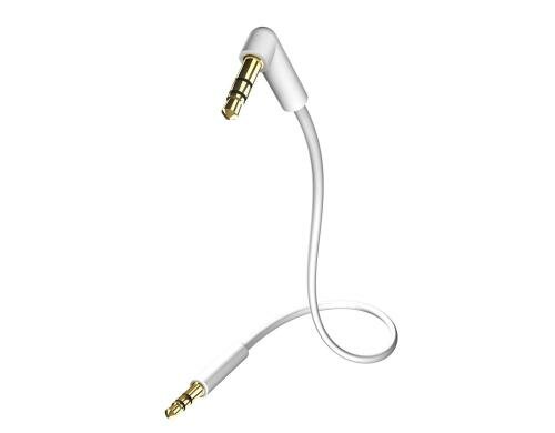 in-akustik Star  MP3 Audio 3.5mm klinke 90° White 0,5m