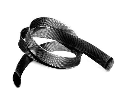 Audioraq Kabelführung KF 25mm offen 25mm dehnbar 2m schwarz