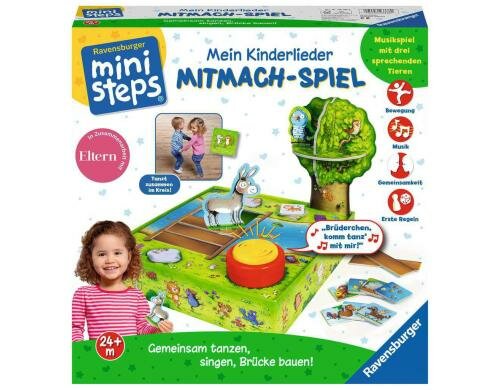Ministeps Kinderlieder-Mitmachspiel Alter ab: 24m+