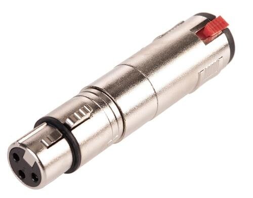 Bemero XLR-Klinken Adapter BA1103 3-Pol XLRf - 6.3mm mono Klinkenstecker