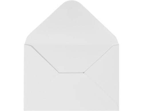 Creativ Company Couvert 110 g weiss 10 Stück, mit feiner Prägung