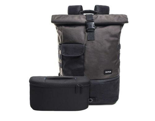 Crumpler Kamerarucksack The Trooper charcoal / black, incl. Pouch