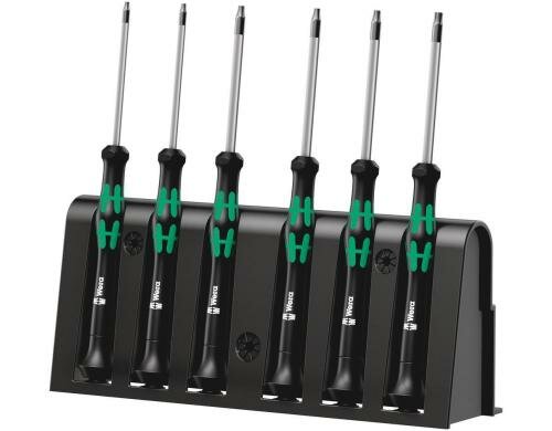 Wera 2067/6 Elektroniker TORX 6-teilig BO-Schraubendrehersatz + Rack