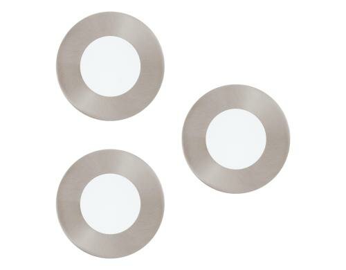 EGLO FUEVA-C Einbaul. nickel-matt/weiss Crosslink / inkl. 3X3W/LED/RGB+TW