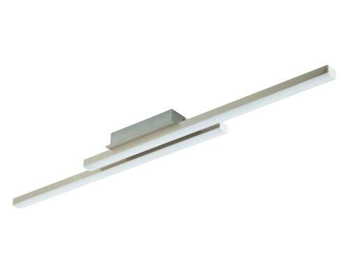 EGLO FRAIOLI-C Deckenl. nickel-matt/weiss Crosslink / inkl. 2X17W/LED/RGB+TW
