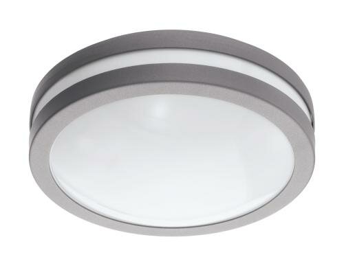 EGLO LOCANA-C Wand-/Deckenl. silber/weiss Crosslink / inkl. 14W/LED warmweiss